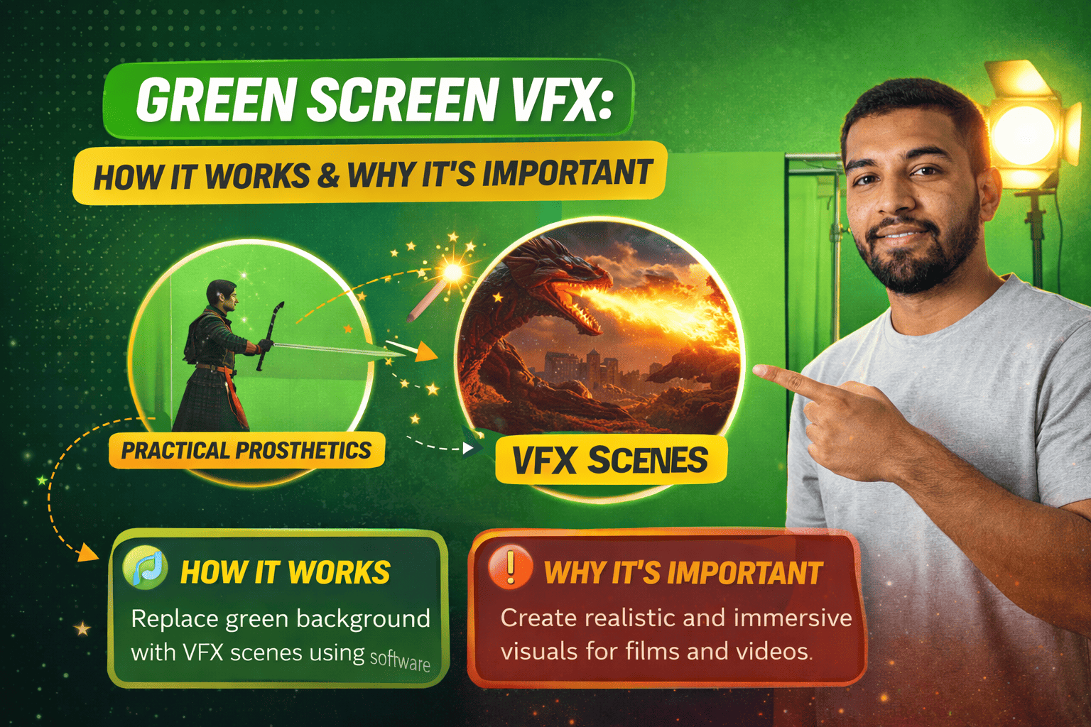 Green Screen VFX How It Works & Why It’s Important