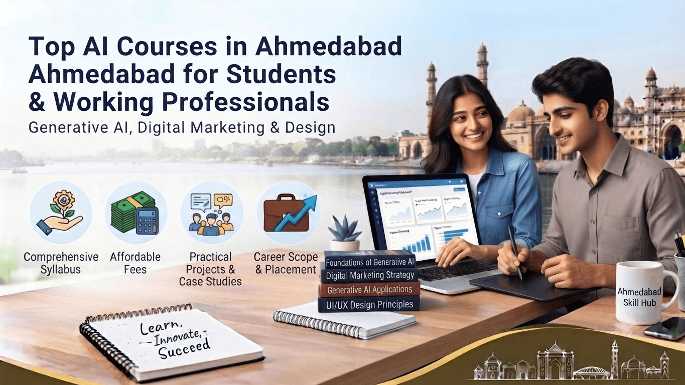 Top AI Courses in Ahmedabad for Students & Working Professionals