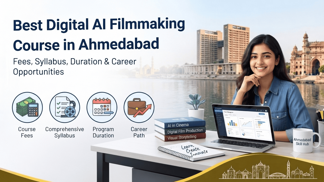 Best Digital AI Filmmaking Course in Ahmedabad | Fees, Syllabus & Career