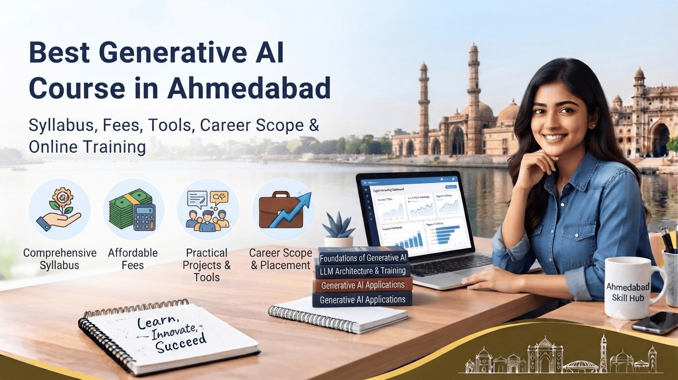 Best Generative AI Course in Ahmedabad | Syllabus, Fees & Career