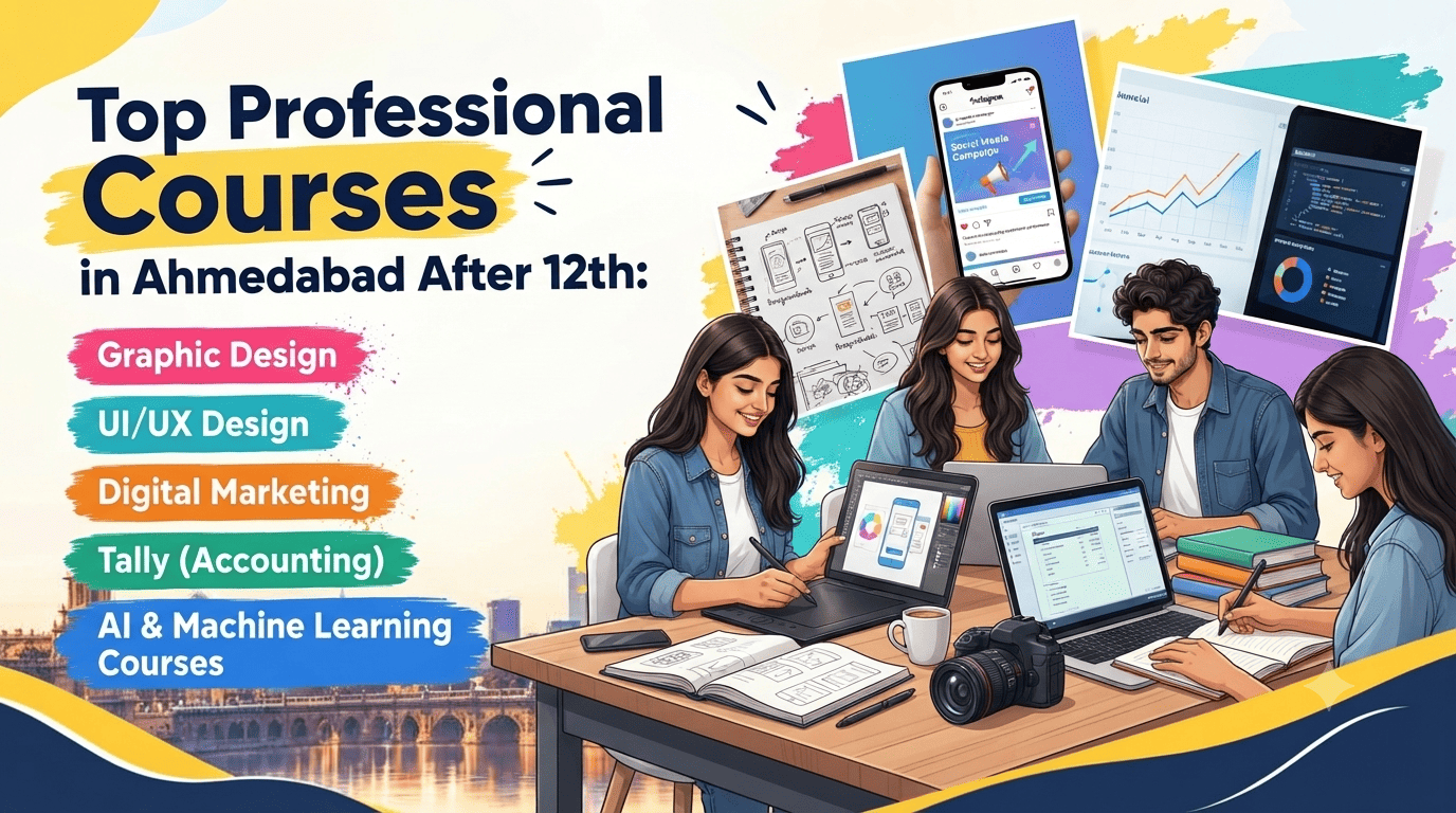 Top Professional Courses in Ahmedabad After 12th | Career Courses